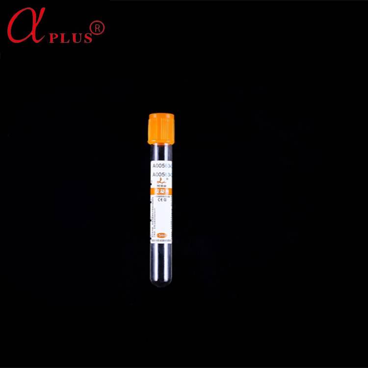 lab supplies sterile vacuum blood collection tube with clot additive
