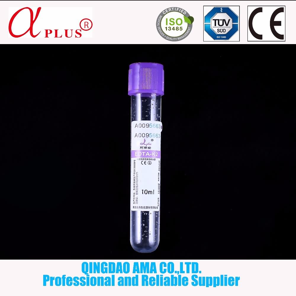 2017 Good Quality Disposable Petri Dish -
 Wholesale Vacuum blood Collection EDTA tube Vacutainer – Ama