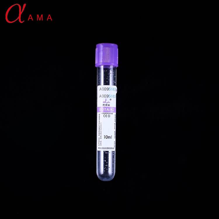 Wholesale Price Pleastic Sterile Cell Culture Plate -
 AMA Disposable EDTA vacutainer Vacuum Blood Collection Tube – Ama
