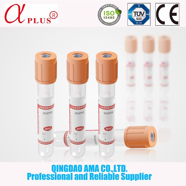 Factory Outlets Medical Test Tube - High quality medical sample vacutainer blood collection tube – Ama
