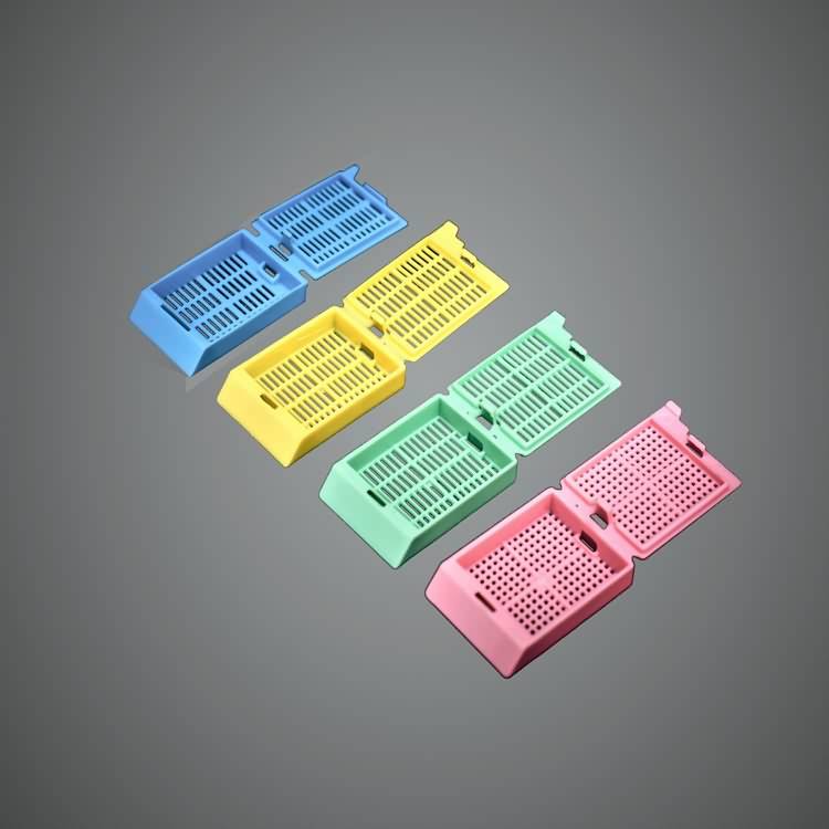 Kwalità Għolja Kulur differenti tal-plastik Tissue Embedding Cassette