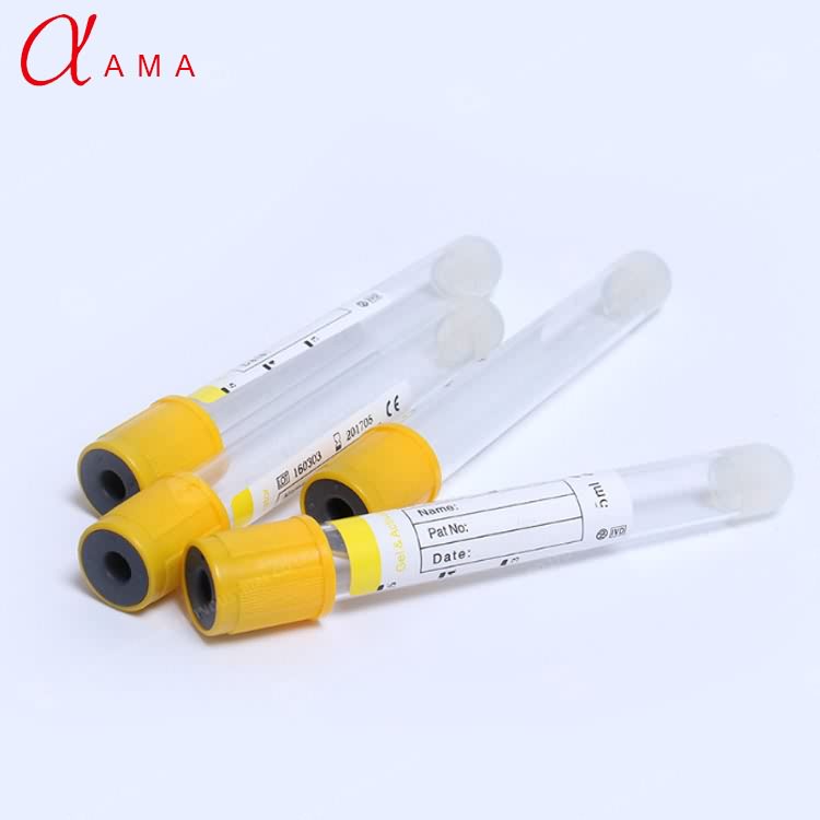 New Fashion Design for Vacutainer Tubes -
 Medical Vacuum Serum Collection Tube With Gel&Clot Additive – Ama
