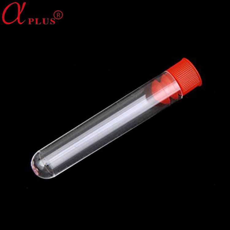 disposable medical sterile 12*75mm plastic clear test tube
