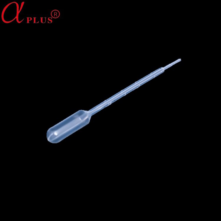 CE megfelelőség Steril 1ml műanyag eldobható Pasteur-pipetta