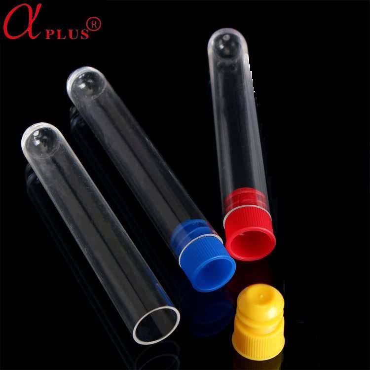high quality disposable medical 12*75mm plastic test tube