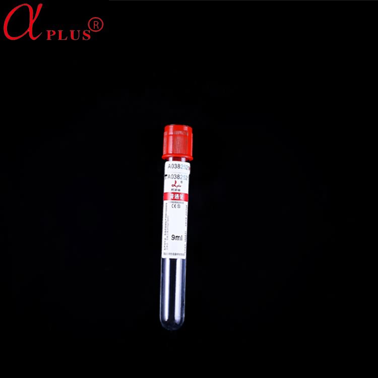 AMA plain red top vacuum blood collection tubes