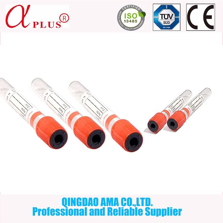 Høy kvalitet PET eller Glass bd Vactainer Vacuum Blood Collection Test Tube