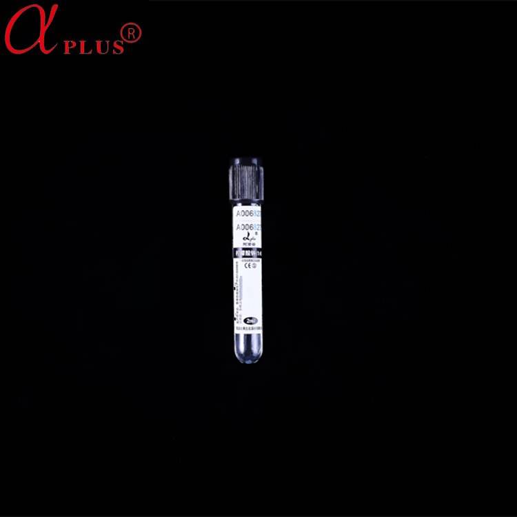 OEM/ODM Factory 100mm Petri Dish -
 Medical black cap vacutainer vacuum blood collection tubes – Ama