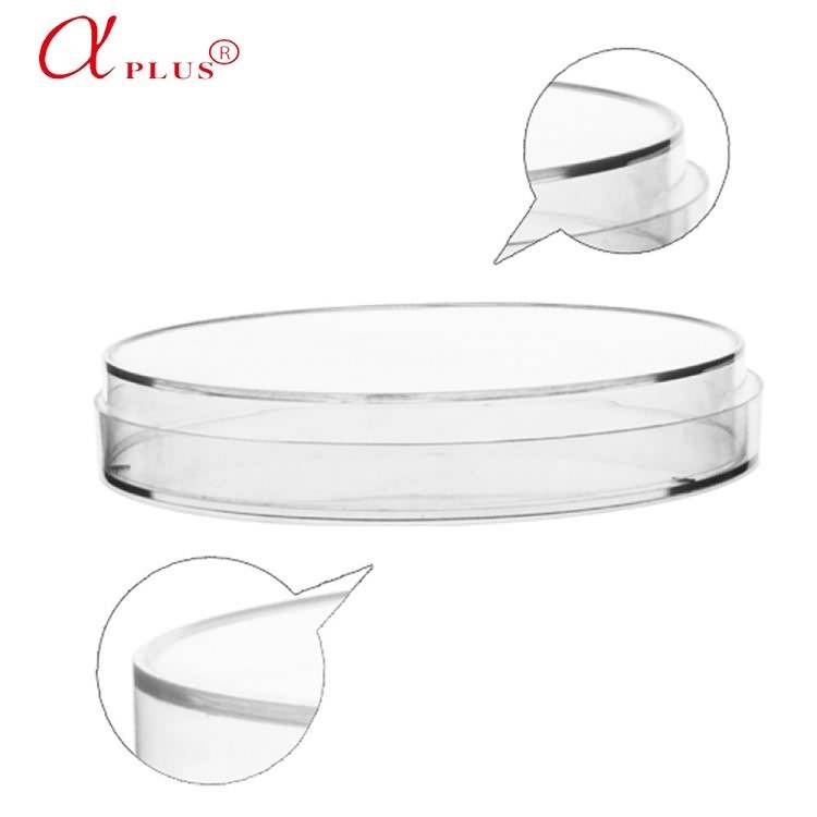 Free Sample pyöreä muoto talous- Muovi 9 cm Petri Dish Container
