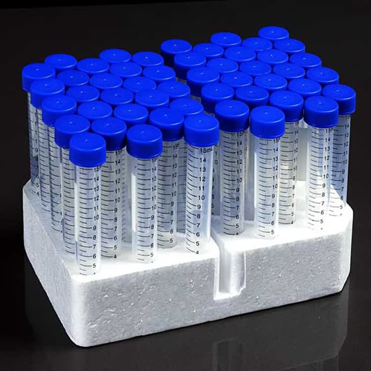 Lab medicinsk engangs sterile PP 50 ml rundbundet centrifugeglas