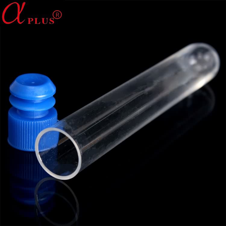 Cork ilə CE təsdiq Disposable Plastic Test Tube