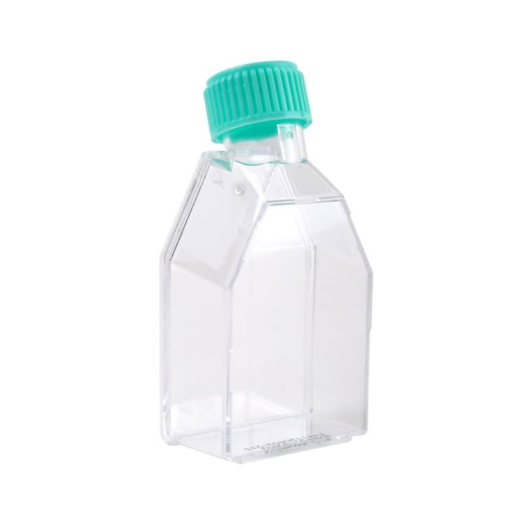 50 ml 250 ml flacon de la bouteille de culture cellulaire en plastique de laboratoire de col incliné rectangulaire