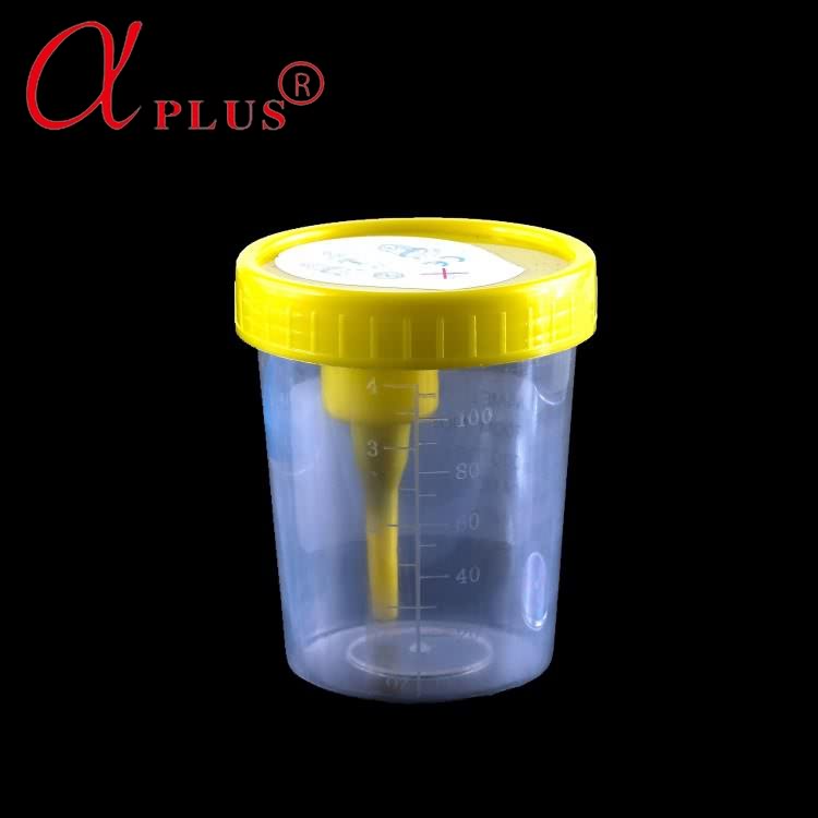 Urinbeholderen steril engangs urinoppsamlingsflaske med hetten