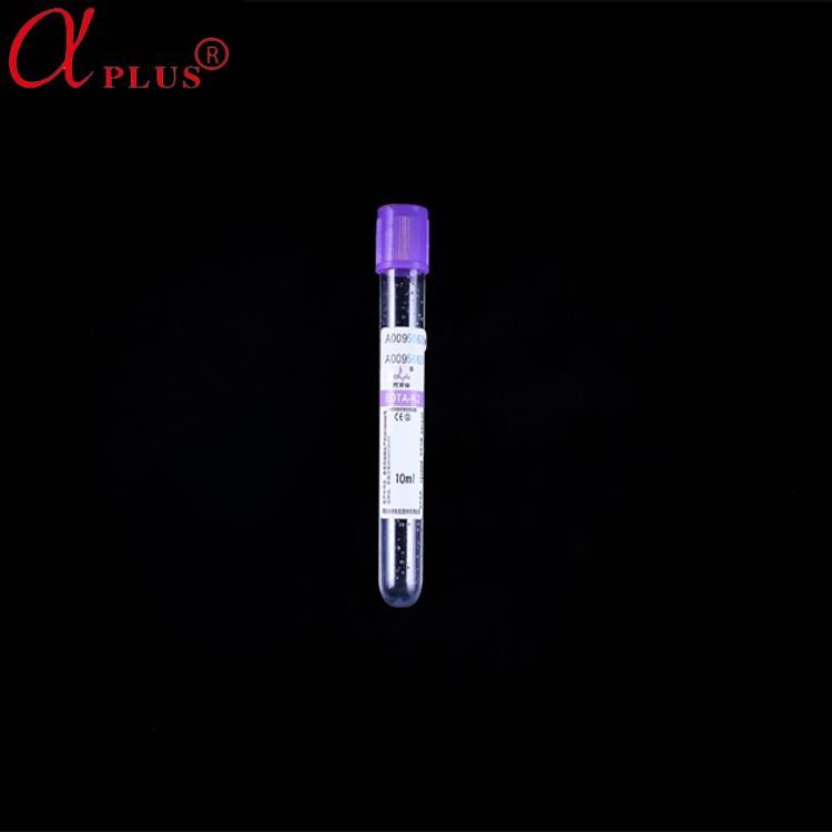 sterile disposable PET vacuum blood collection tube with EDTA