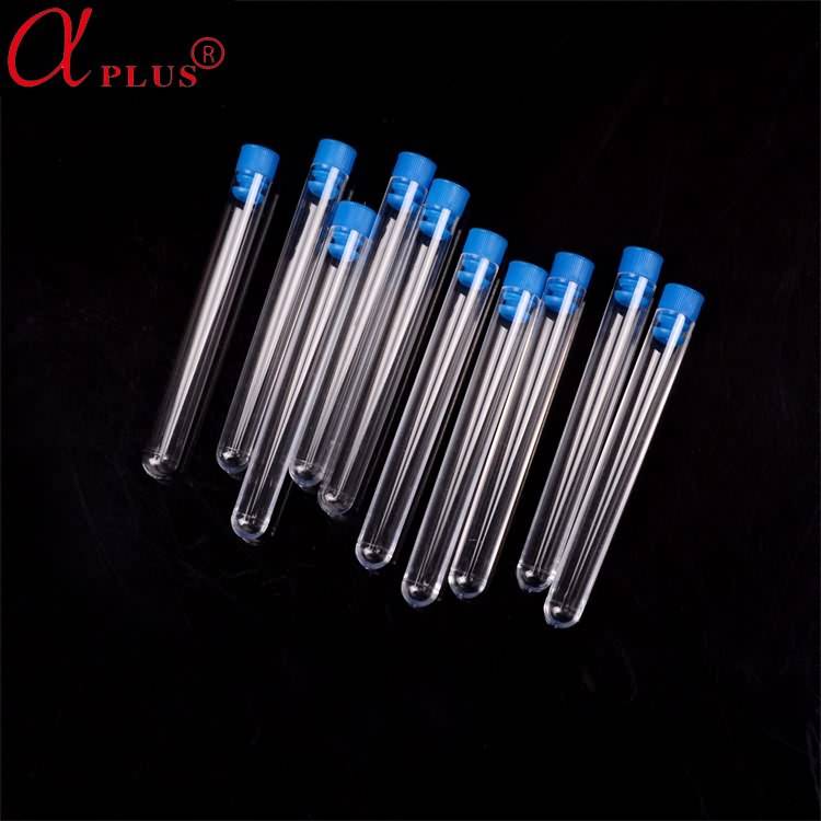 Disposable Medical Plastic 16*100 Test Tube With Cap