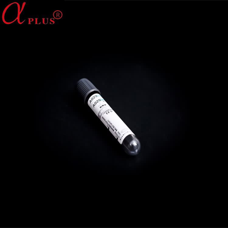 Hot sale grey top glucose vacutainer blood collection tube