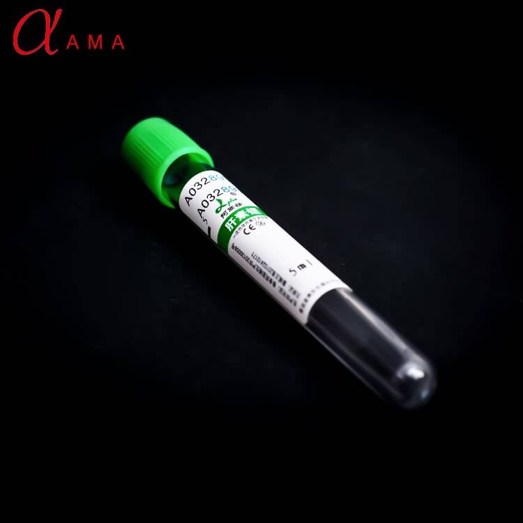 Manufacturing Companies For Test Tube With Cap - Low price medical PET vacuum bd vacutainer blood collection tubes with Heparin lithium additive – Ama
