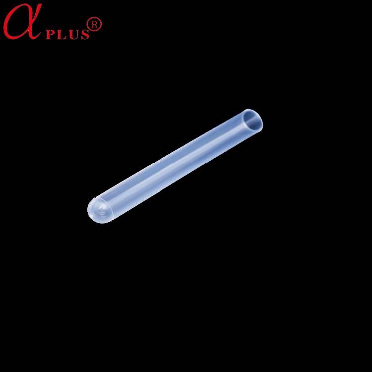 Lab supplies medical 12*100mm plastic test tube with cap