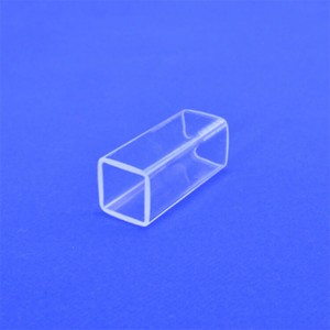 Customizable refractory high purity high-temperature pyrex square quartz glass tube