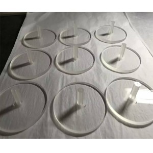 Customized Size Round Optical Quartz Glass Window Clear /Opaque Quartz disc wholesale