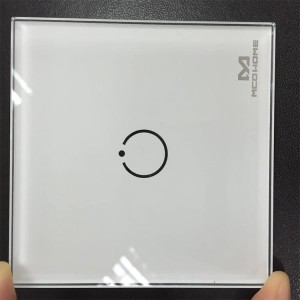 Smart Home Wall Touch Switch Mirror Faceplate glass Light Switch