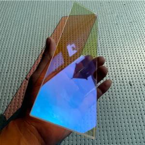 Dichroic Quartz Glass UV Cut IR Pass UV Cold Mirror For Coating