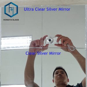 3mm, 4mm, 5mm Silver safety Glass mirror Sheet Price with Double Coated