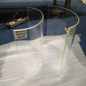3D Printer Parts Borosilicate glass Plate for 3d printing size 257*229*4mm for UM2 printer