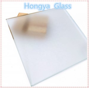 6mm 8mm frosted tempered glass for kitchen cabinet doors