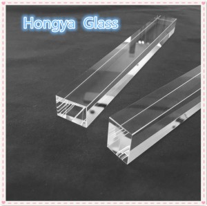 Customized square borosilicate glass rod in various size