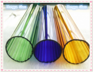 Large diameter coloured borosilicate 3.3 glass tube the price of cheap