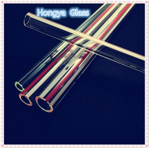 clear high borosilicate 3.3 glass tube