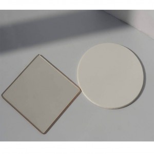 3mm 4mm 5mmT heat resistant ceramic fireplace glass robax glass /round glass