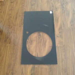 4mm 5mm tempered silk screen printing glass for electric panel heater