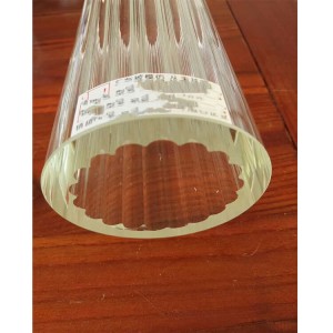 High borosilicate glass tubes, 2mm wall thickness inner stripe glass tube