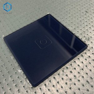 electric switch glass UK standard switch socket tempered panel glass for smart home and hotel