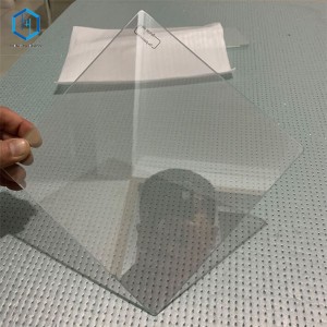 Customized beamsplitter glass for Teleprompter speech
