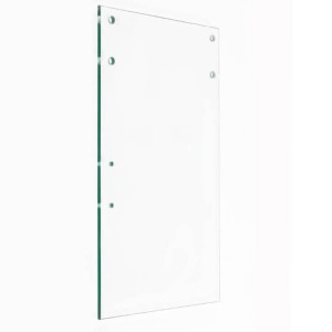 10mm polished clear tempered glass for shower room sliding door