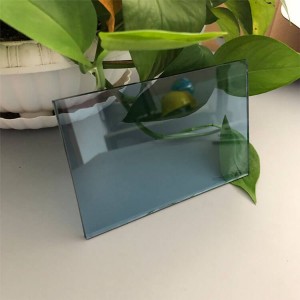 Wholesale 4mm Green Color Reflecting Reflective Low E Double Glass For Curtain Wall