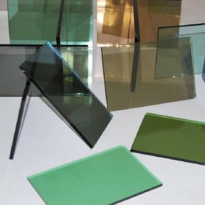 float glass plant 4mm 6mm bronze super silver reflective glass for cabinets