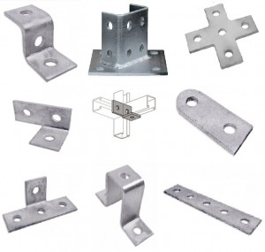 Qinkai OEM ODM Custom CNC Lathes Precision Machining Welding Style Post Bases C Channel Angle Fittings