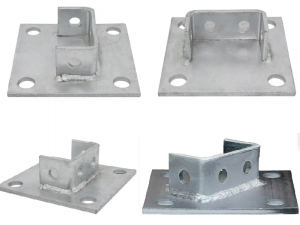 Qinkai Soporte de canal Conector de canal externo Soporte de estante para soporte de gabinete de acero Soportes de estante de pared de metal