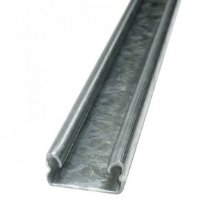 Qinkai Plain Steel Solid Strut Channel ส่วนเหล็ก Unslotted Channel