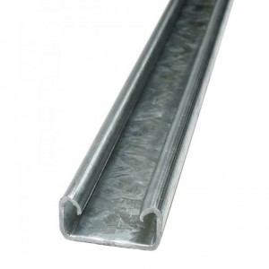 Qinkai Plain Steel Solid Strut Channel Section Steel Unslotted Channel