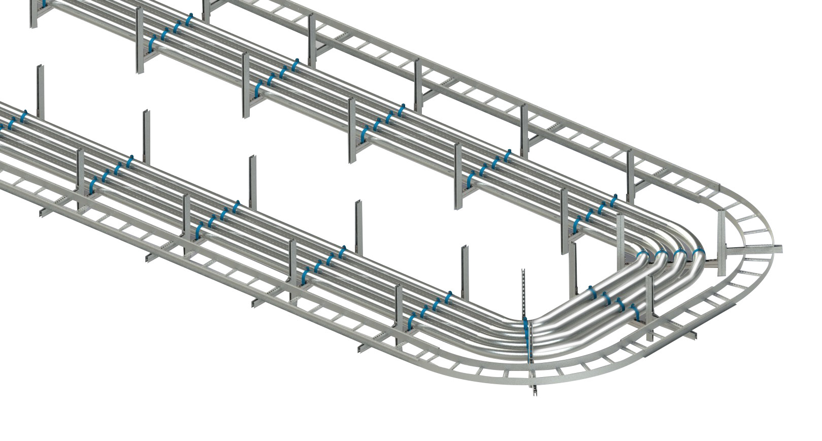 sistemas de escalera de cable de canal c