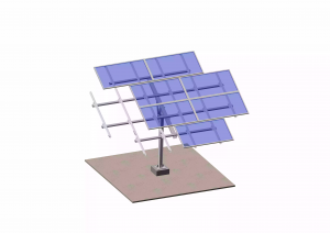 Qinkai Solar Ground Single Pole Montagesysteme