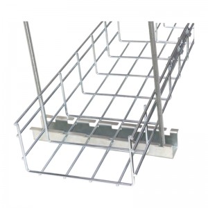 Wire cable tray open steel mesh cable trough strong and weak current cable tray galvanized network cabling zinc-200 *100