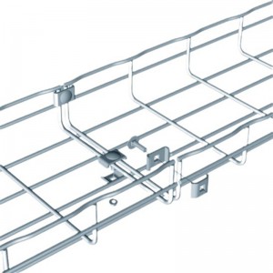 stainless steel iron wire mesh cable tray different types of wire cable basket tray