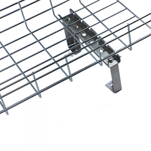 Servicios de muestra de soporte de Qinkai Bandeja de cables de malla de alambre de cesta perforada galvanizada en caliente usada para exteriores