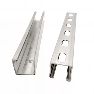 Puntone C in alluminio scanalato Qinkai 6063/T5 canale 1-5/8″ X 1-5/8″ X 10FT, 12 GAUGE